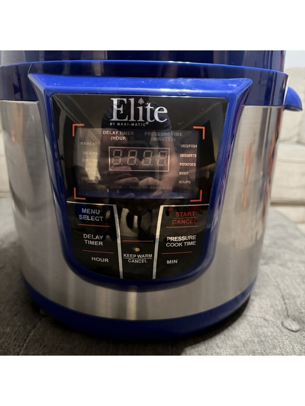 Elite Platinum EPC-808BL 8-Quart Electric Pressure Cooker - Picture 2 of 9